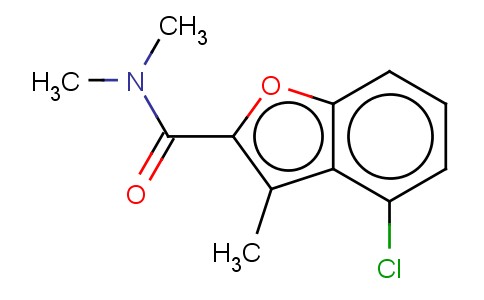 2-BENZOFURANCARBOXAMIDE, 4-CHLORO-N,N,3-TRIMETHYL-